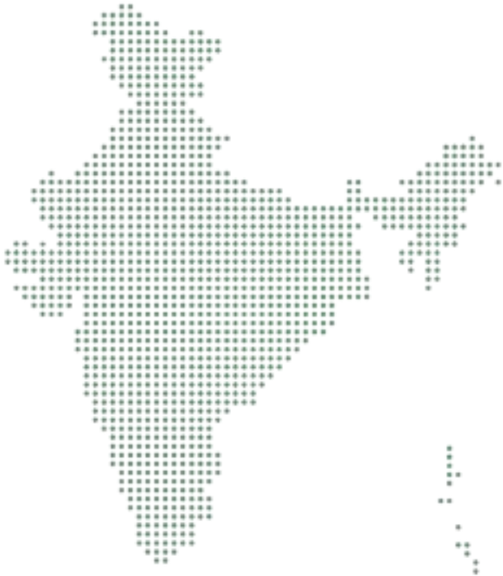 Dealsflow India coverage map - Business broking presence in Delhi, Gurugram, Noida, Mumbai, Bengaluru, Chennai, Puducherry, Cochin, Rajkot, and Chandigarh